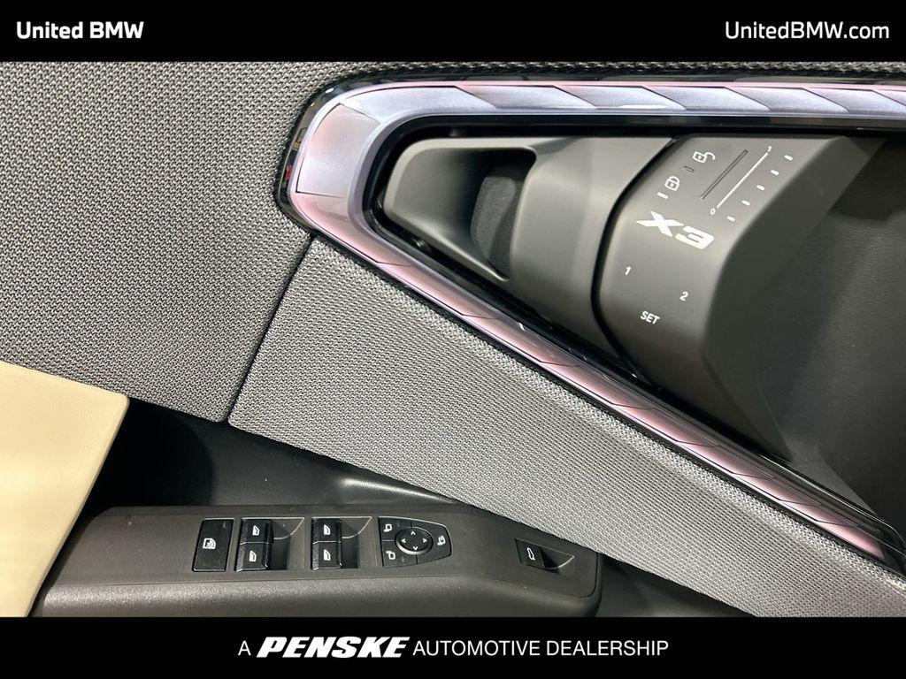 used 2025 BMW X3 car, priced at $45,996