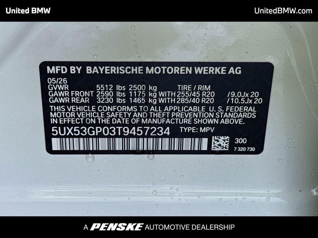 new 2026 BMW X3 car, priced at $59,558