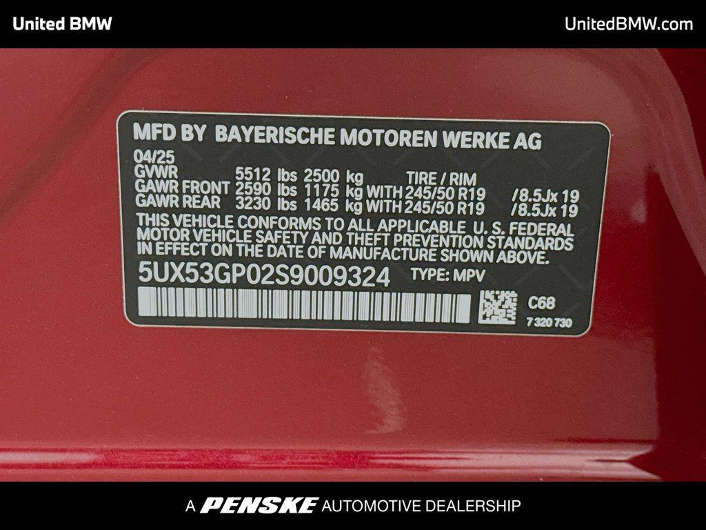 used 2025 BMW X3 car, priced at $45,358