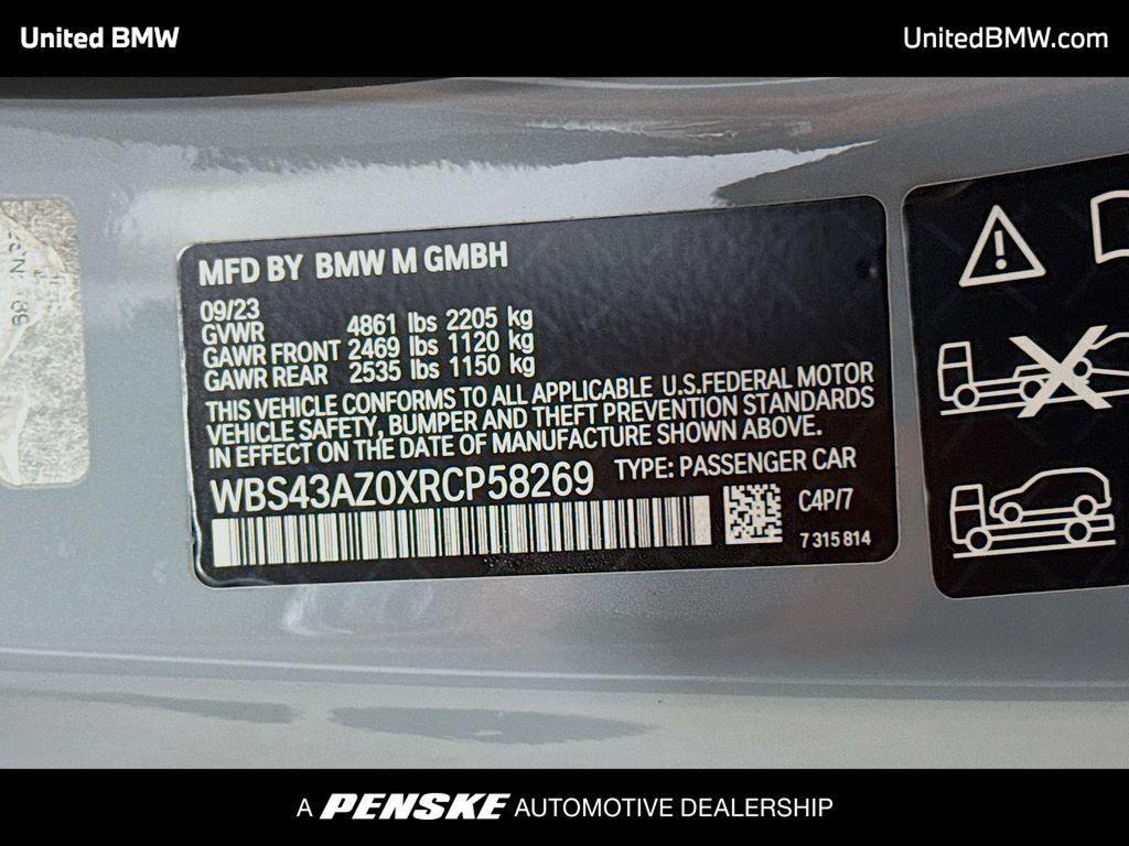 used 2024 BMW M4 car, priced at $82,893