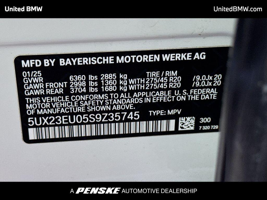 used 2025 BMW X5 car, priced at $66,995