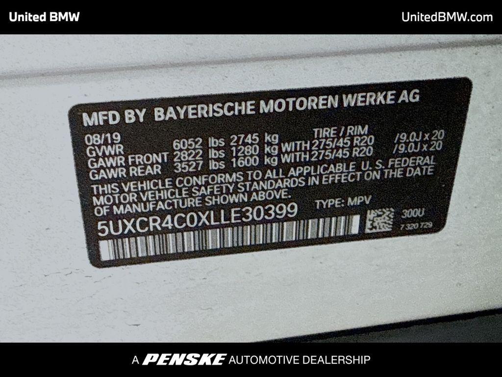 used 2020 BMW X5 car, priced at $21,460