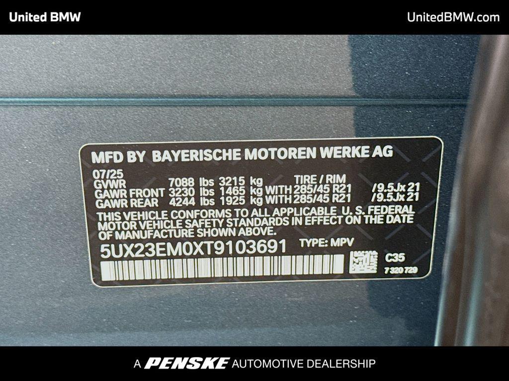 used 2026 BMW X7 car, priced at $77,358