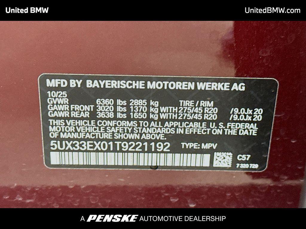 used 2026 BMW X6 car, priced at $75,995