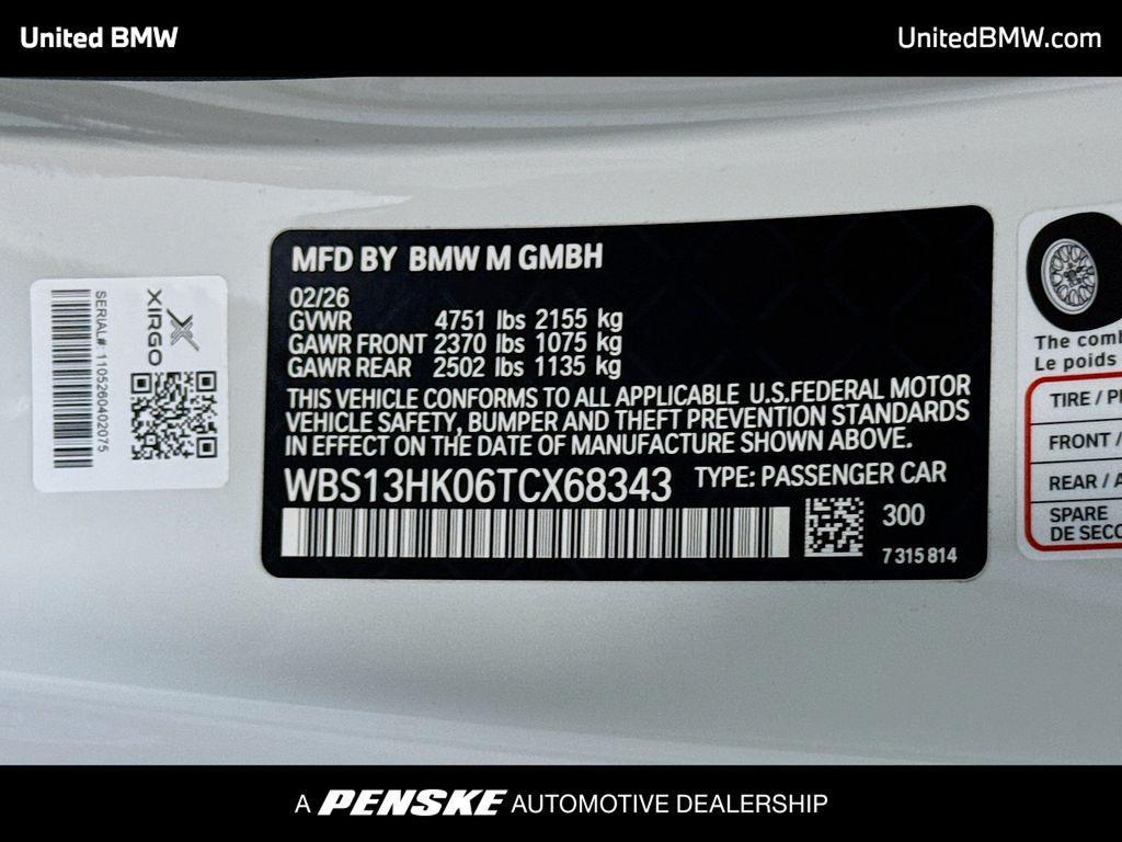 new 2026 BMW M4 car, priced at $109,363