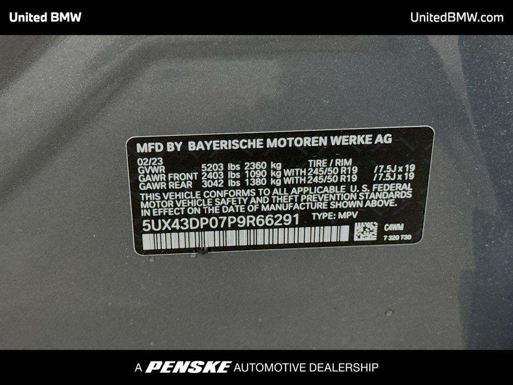 used 2023 BMW X3 car, priced at $36,393