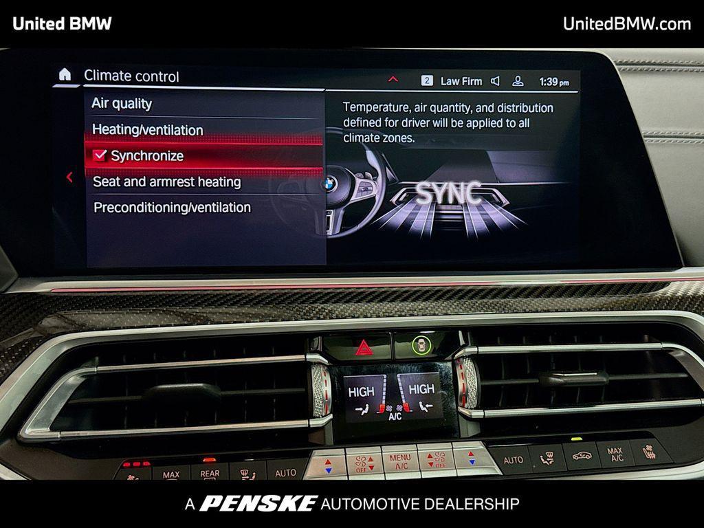 used 2020 BMW X5 M car, priced at $58,495