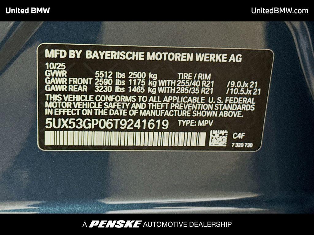 new 2026 BMW X3 car, priced at $55,675