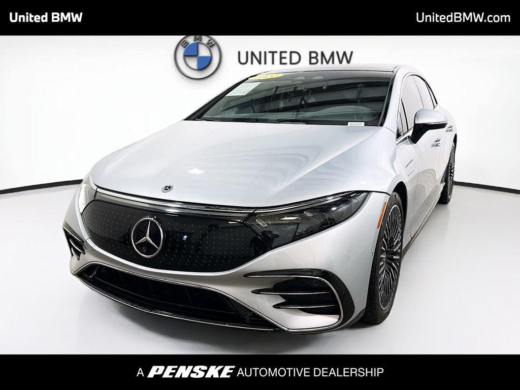 used 2022 Mercedes-Benz EQS 580 car, priced at $45,460