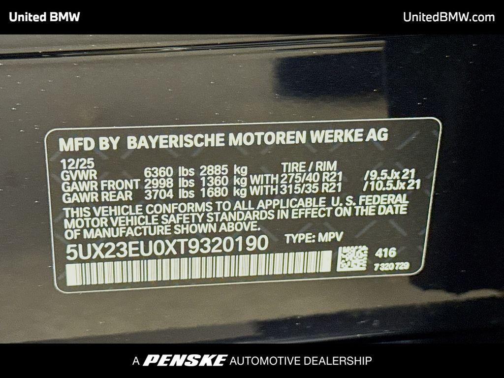 new 2026 BMW X5 car, priced at $85,425