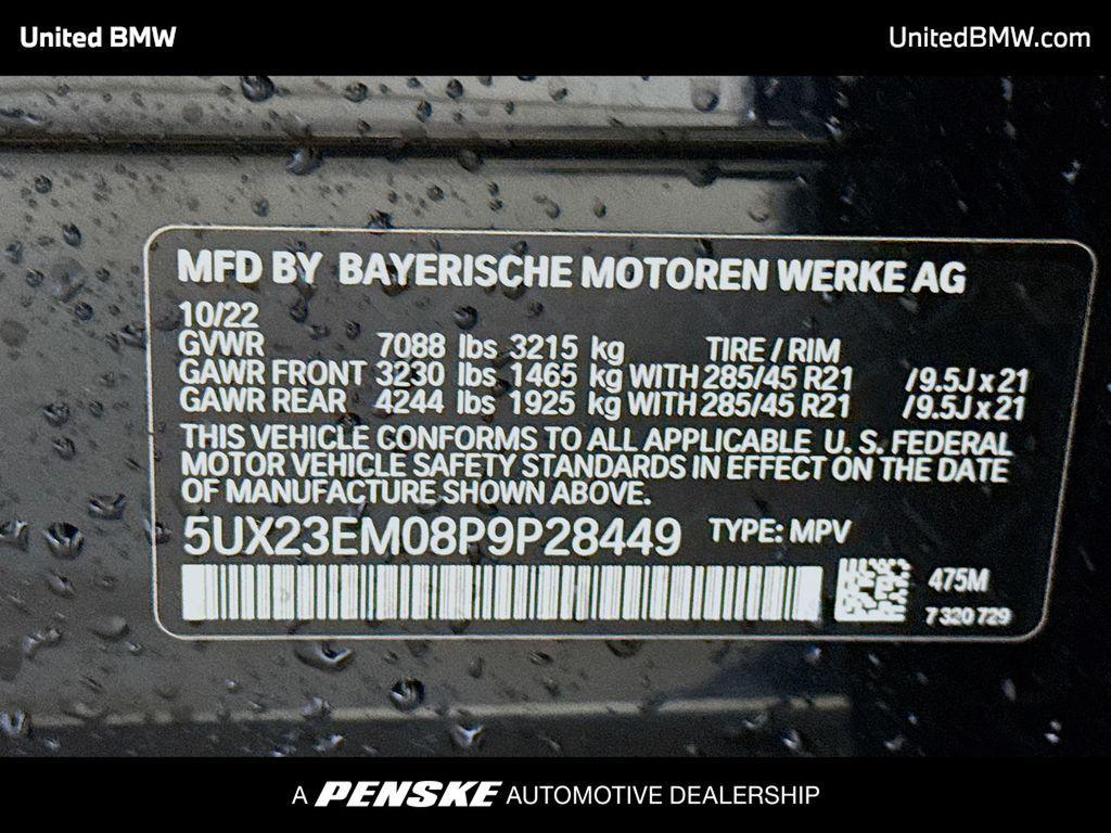 used 2023 BMW X7 car, priced at $58,858
