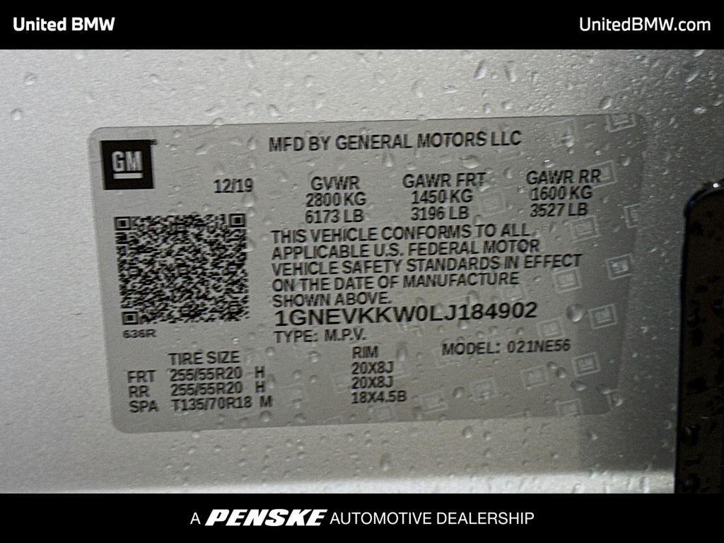 used 2020 Chevrolet Traverse car, priced at $21,995