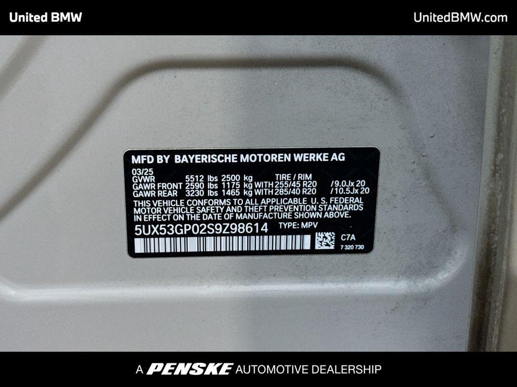 used 2025 BMW X3 car, priced at $48,358