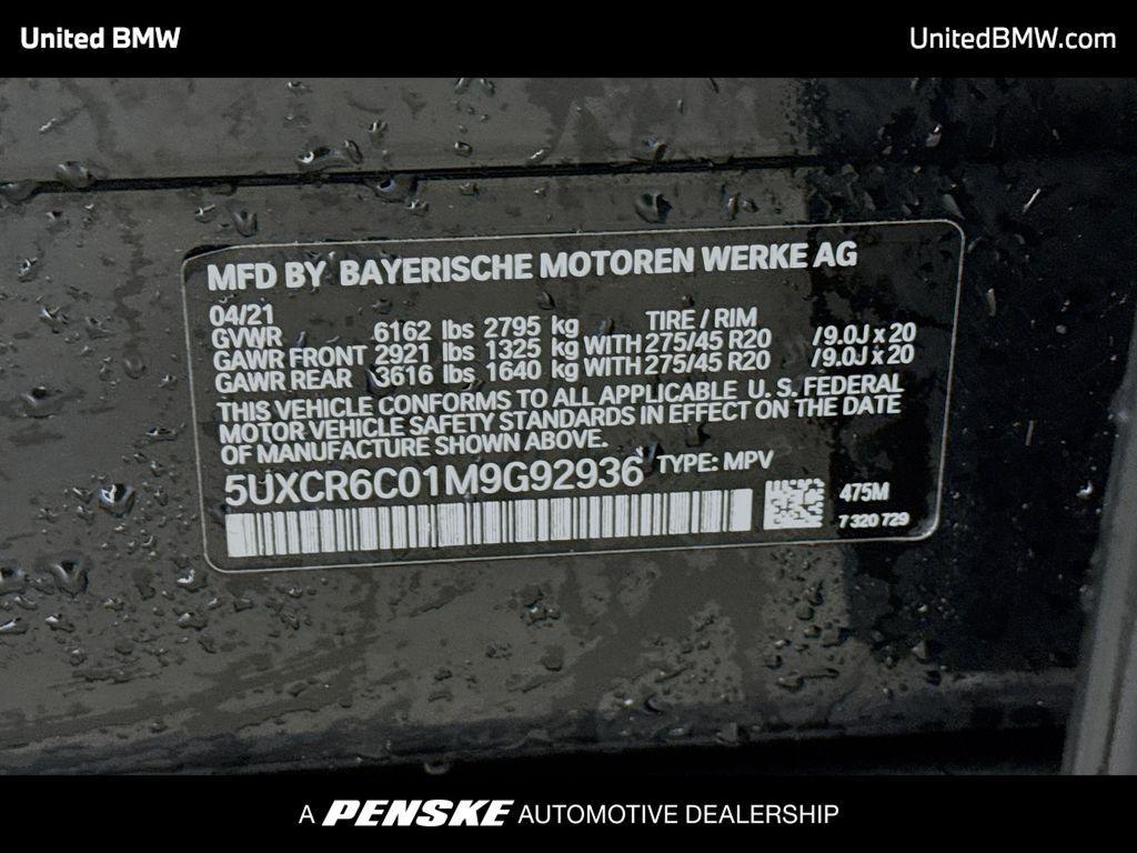 used 2021 BMW X5 car, priced at $30,495