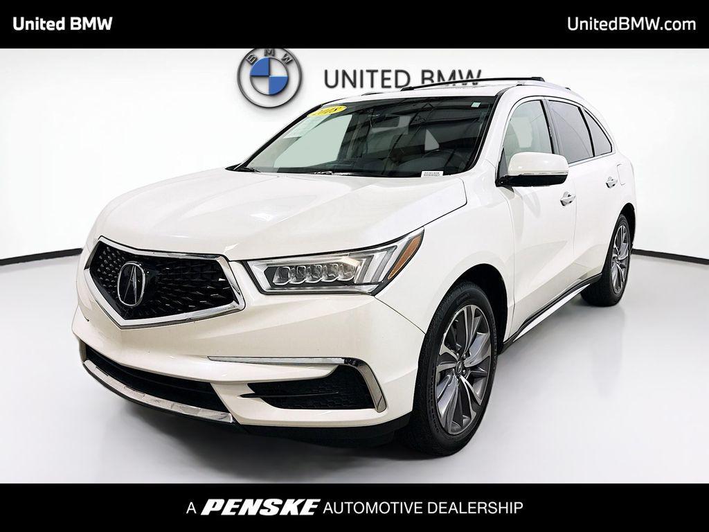used 2018 Acura MDX car, priced at $18,460