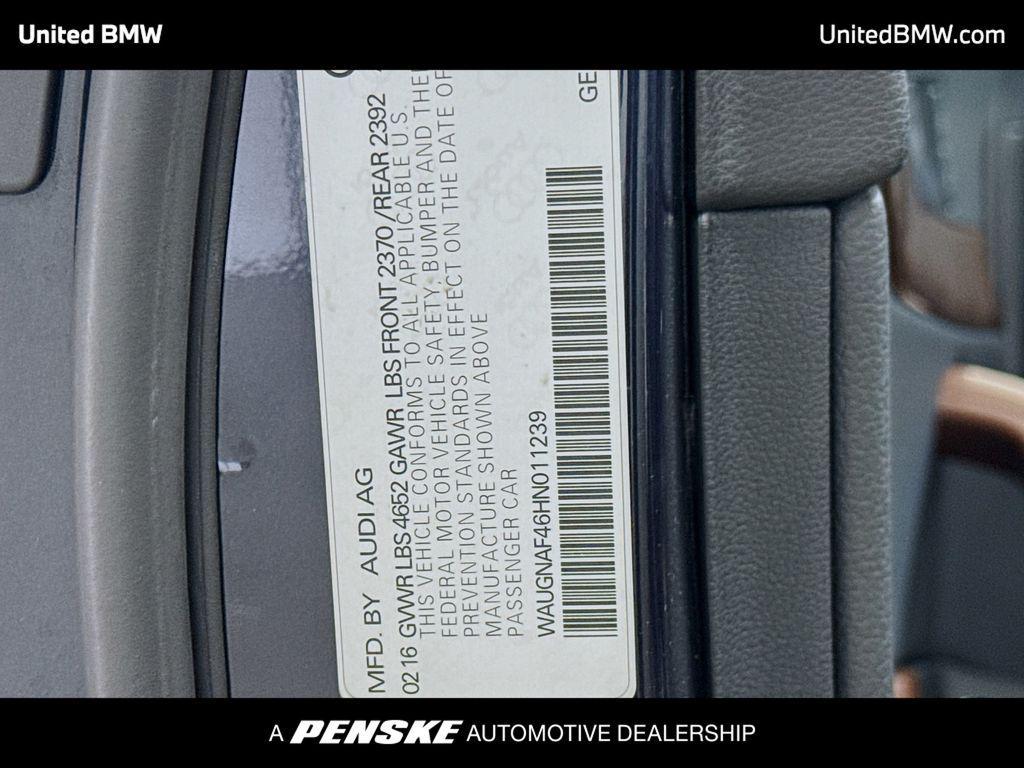 used 2017 Audi A4 car, priced at $12,995