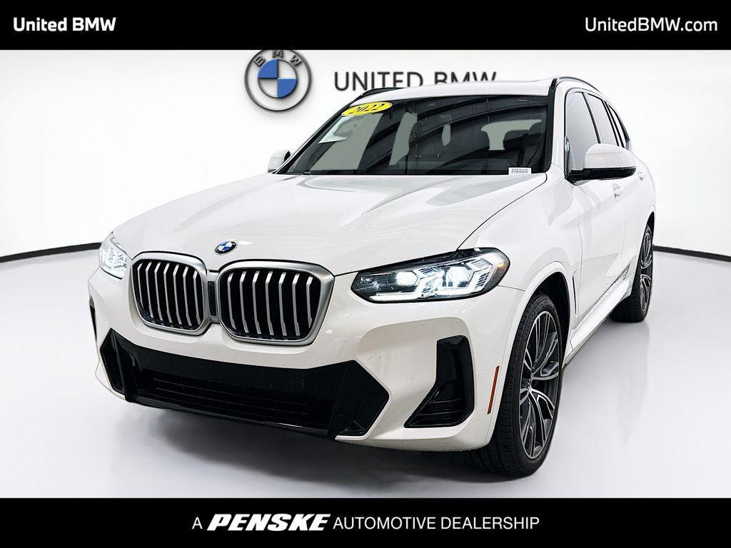 used 2022 BMW X3 car, priced at $29,995