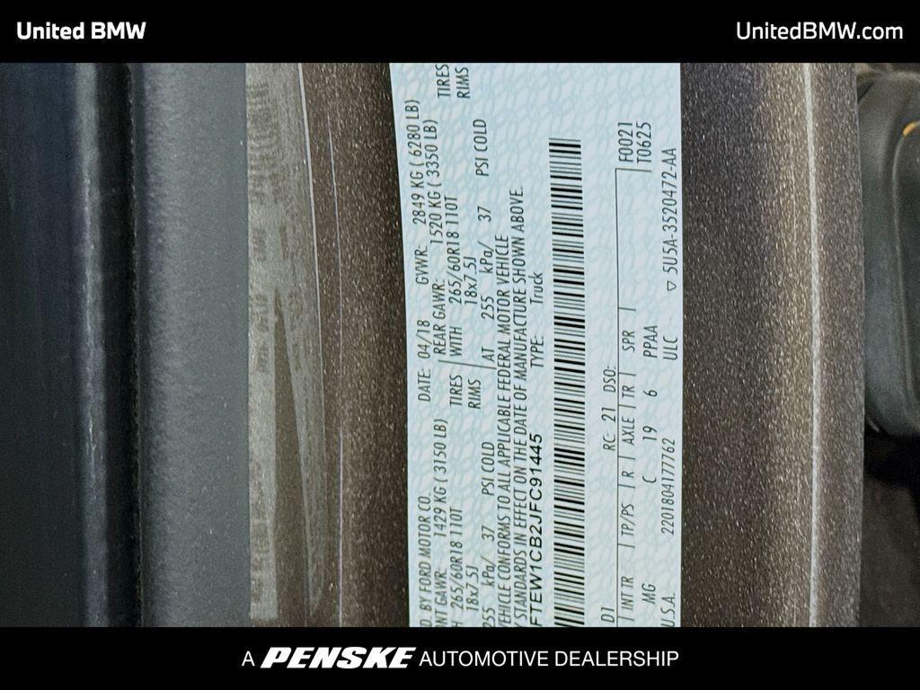 used 2018 Ford F-150 car, priced at $14,960