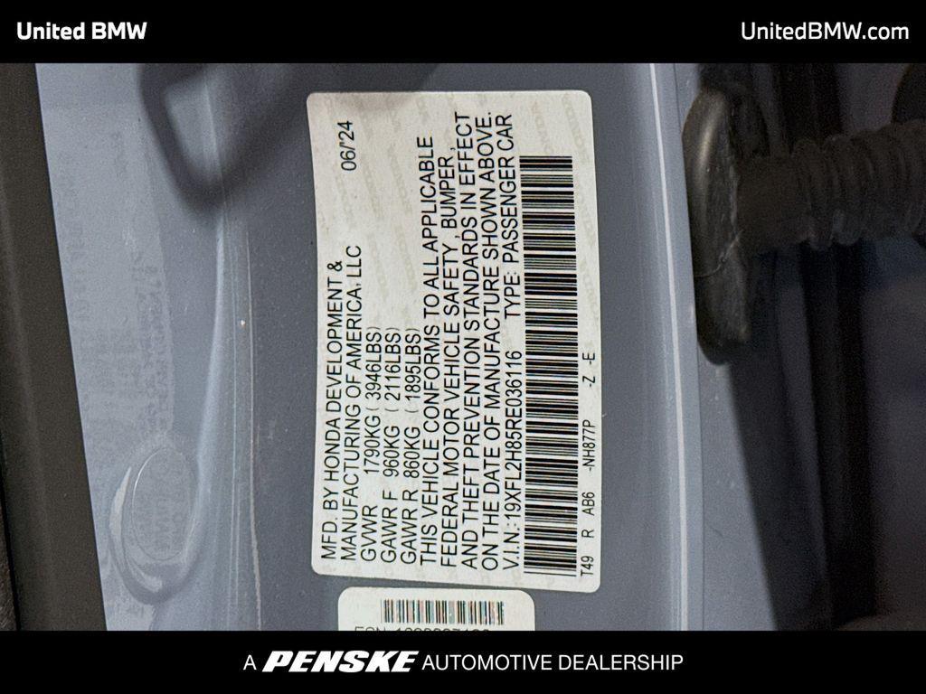 used 2024 Honda Civic car, priced at $24,495