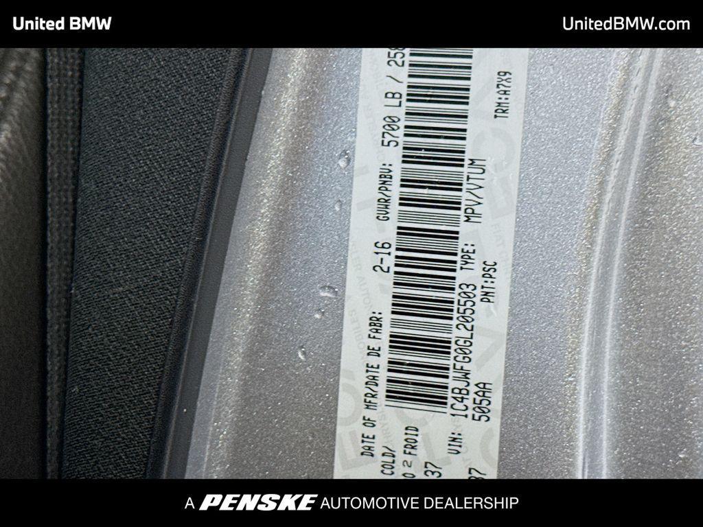 used 2016 Jeep Wrangler Unlimited car, priced at $24,995