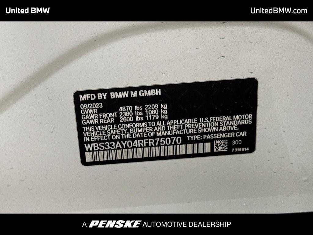 used 2024 BMW M3 car, priced at $75,893