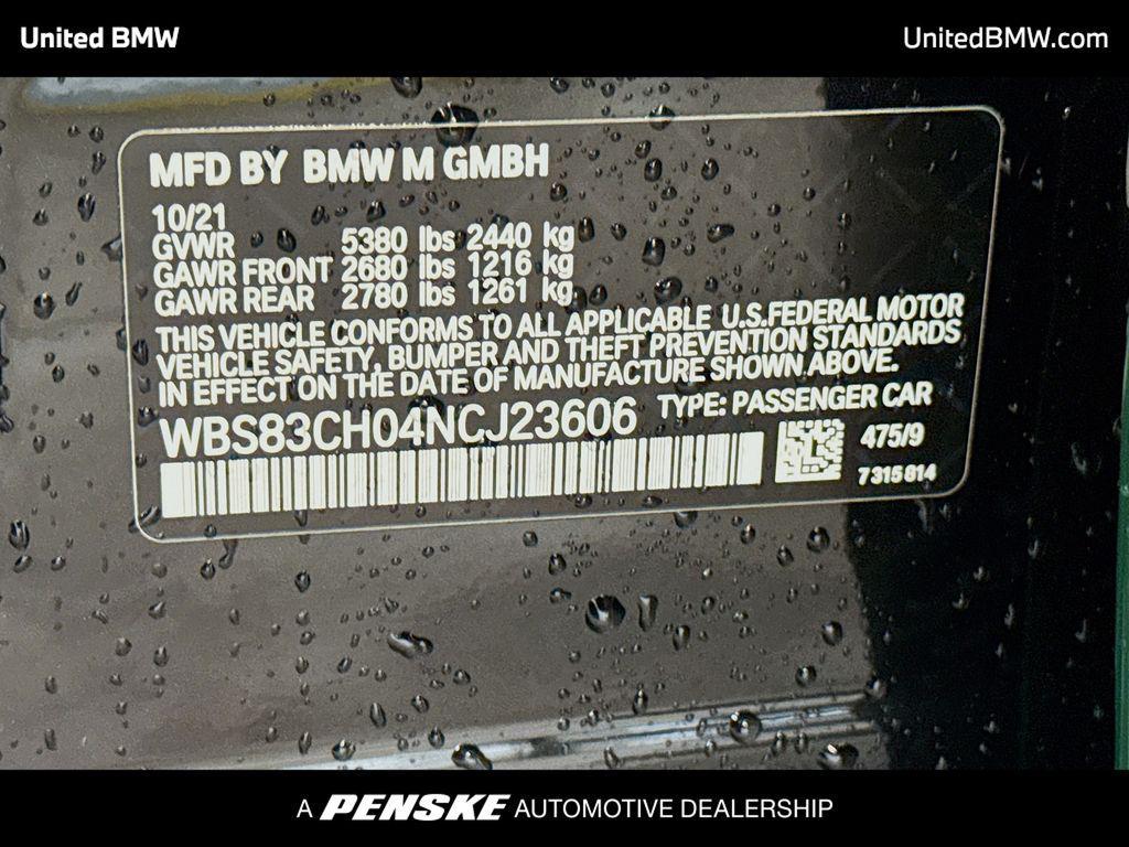 used 2022 BMW M5 car, priced at $74,960