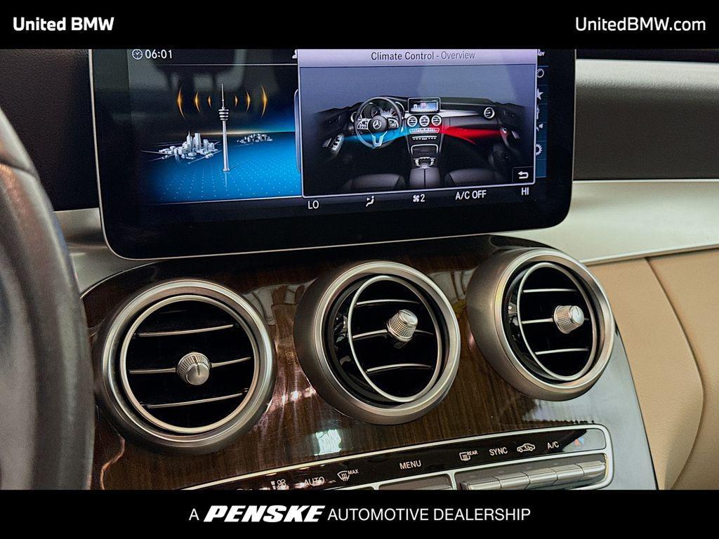 used 2019 Mercedes-Benz C-Class car, priced at $14,995