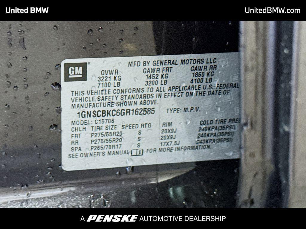 used 2016 Chevrolet Tahoe car, priced at $20,495