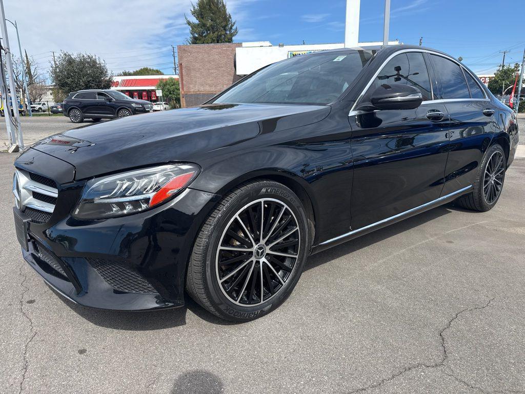 used 2021 Mercedes-Benz C-Class car, priced at $22,000