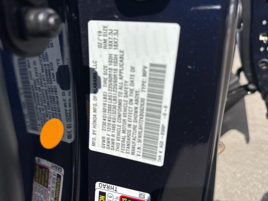 used 2019 Honda Odyssey car, priced at $22,500