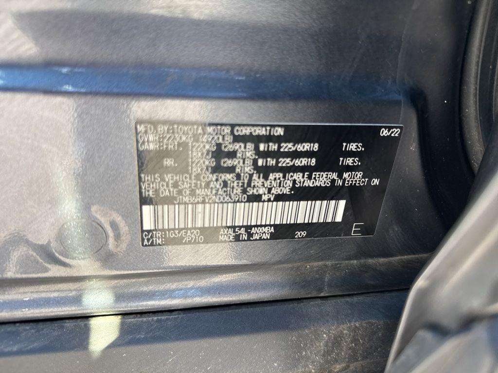 used 2022 Toyota RAV4 Hybrid car, priced at $27,000