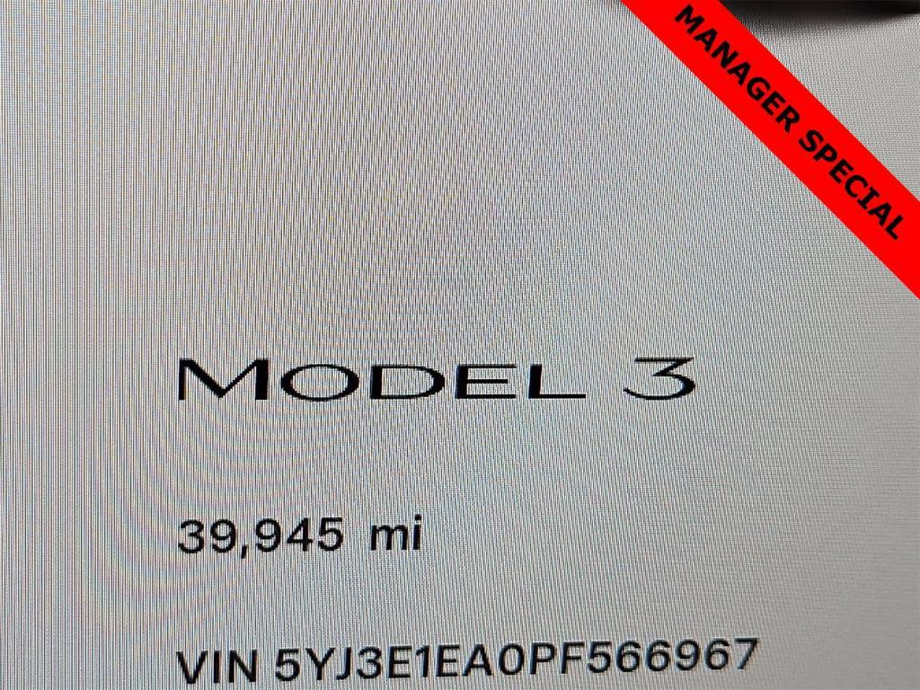 used 2023 Tesla Model 3 car, priced at $23,500