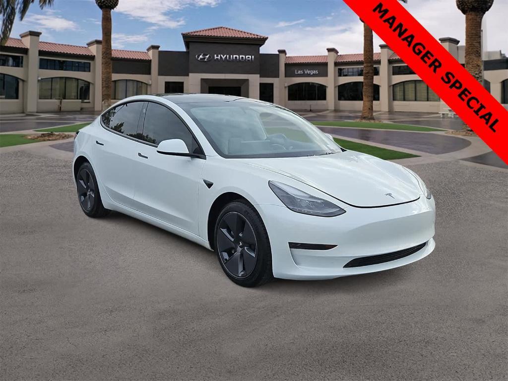 used 2023 Tesla Model 3 car, priced at $23,500
