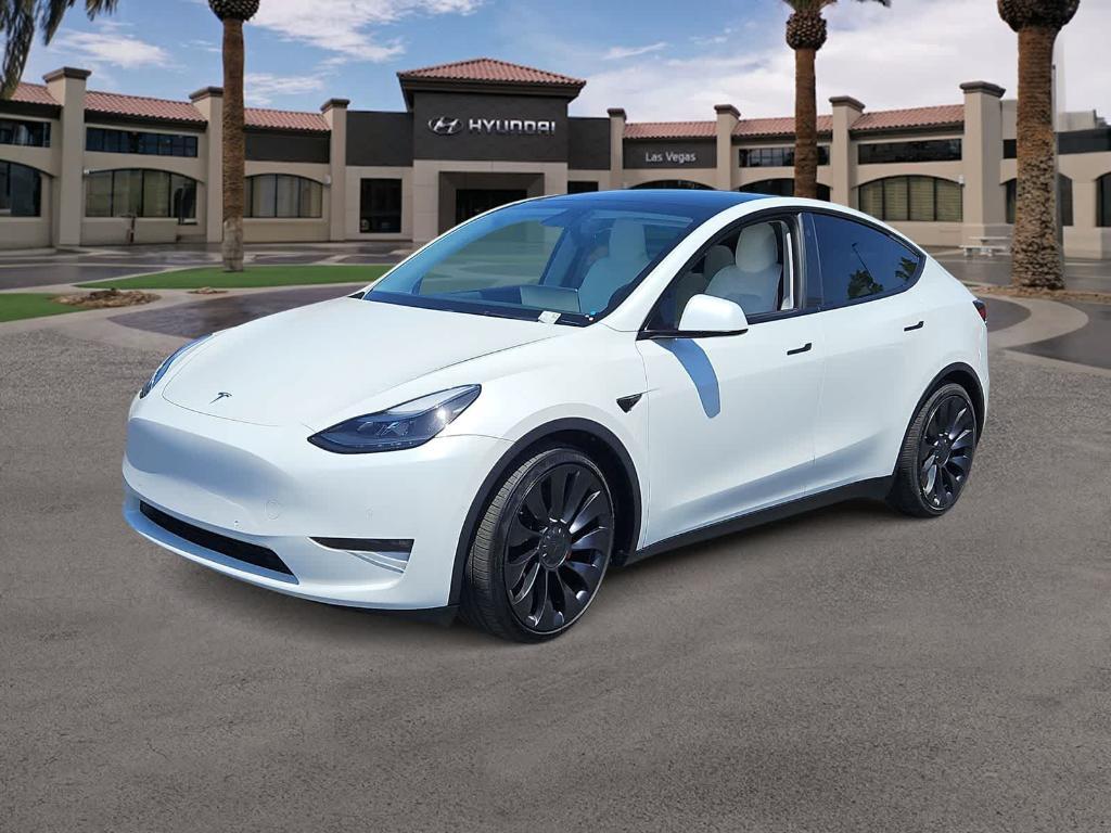 used 2022 Tesla Model Y car, priced at $34,299