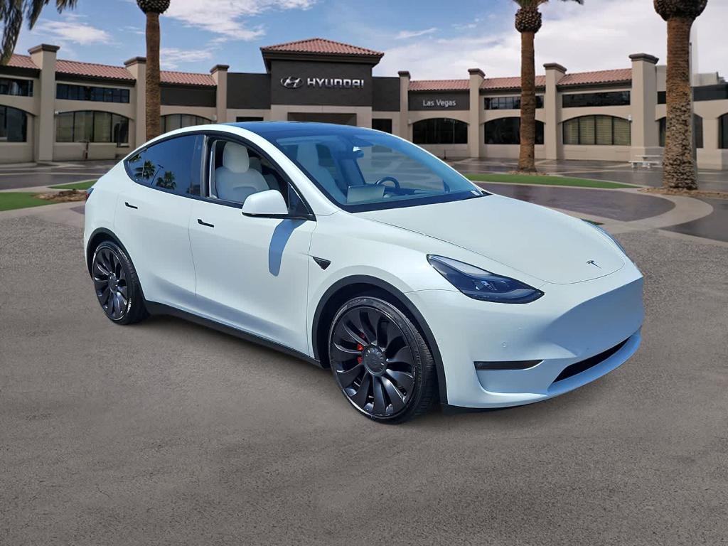 used 2022 Tesla Model Y car, priced at $34,299