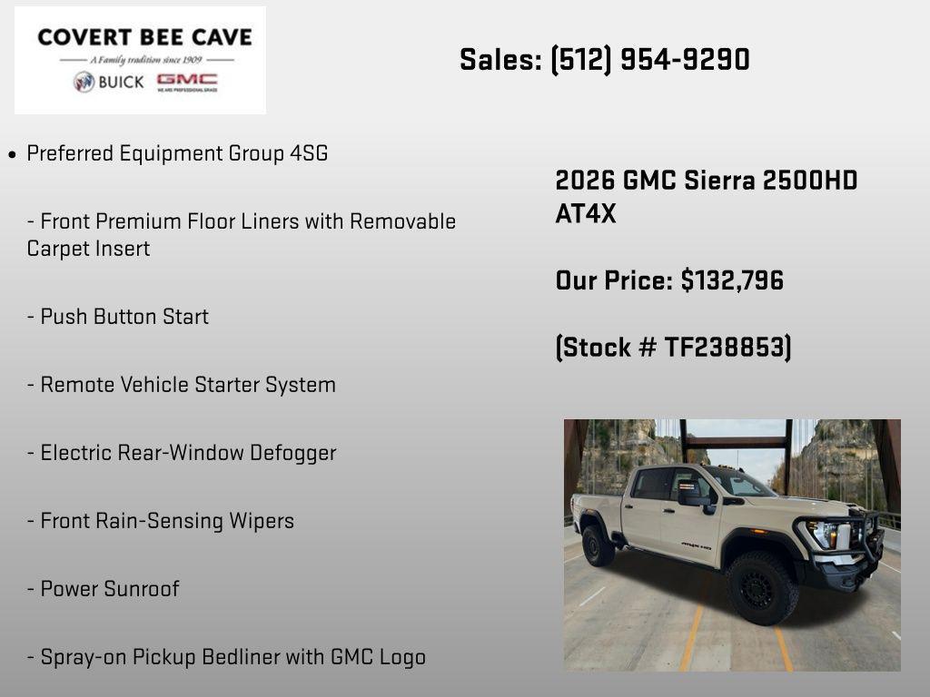 new 2026 GMC Sierra 2500 car, priced at $132,796