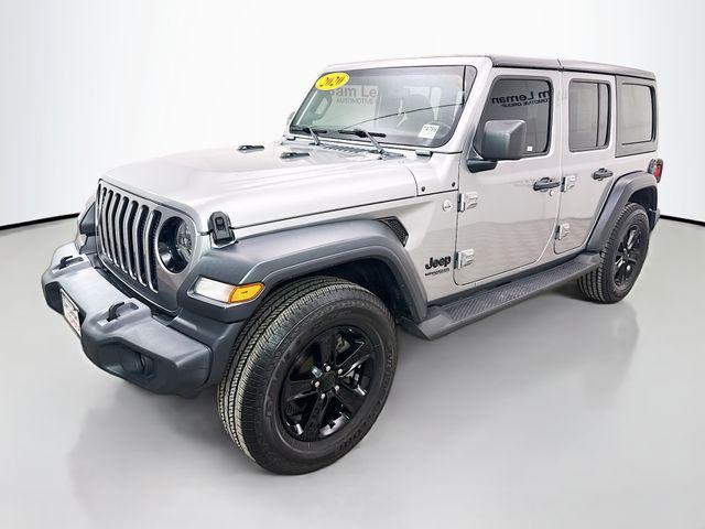 used 2020 Jeep Wrangler Unlimited car, priced at $20,374