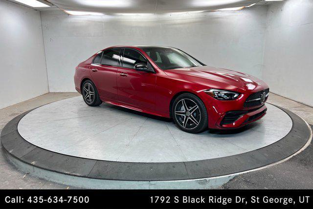 used 2025 Mercedes-Benz C-Class car, priced at $54,995