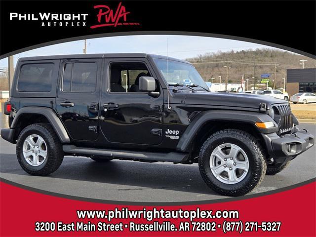 used 2019 Jeep Wrangler Unlimited car, priced at $19,771