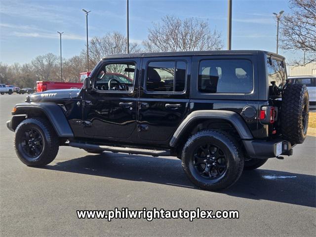 used 2020 Jeep Wrangler Unlimited car, priced at $26,588