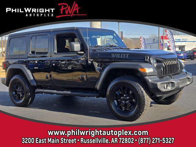 used 2020 Jeep Wrangler Unlimited car, priced at $26,588