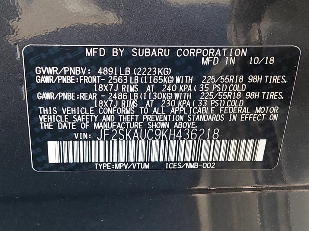 used 2019 Subaru Forester car, priced at $23,600