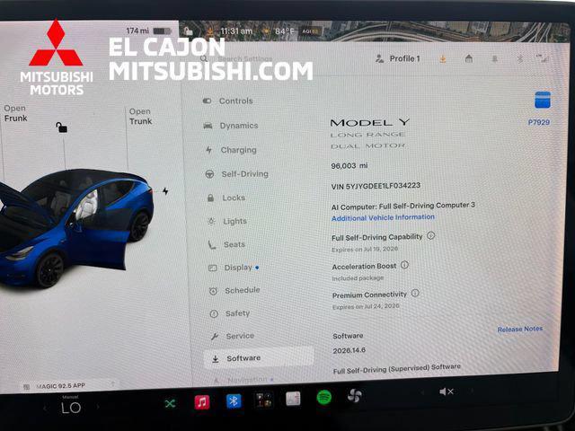 used 2020 Tesla Model Y car, priced at $23,990