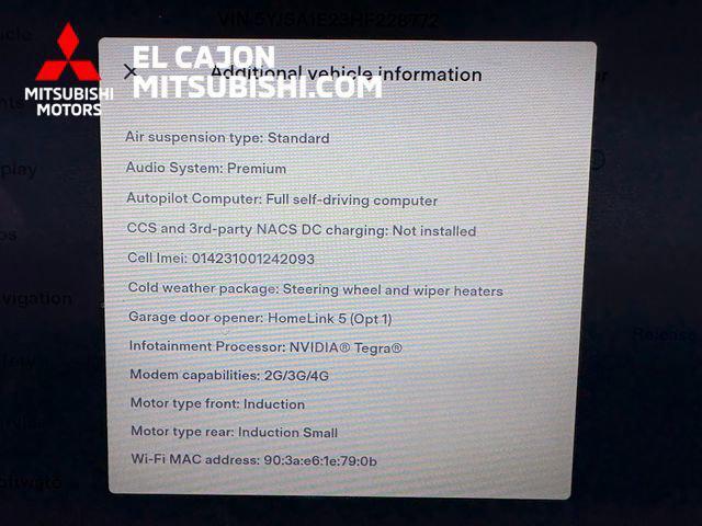 used 2017 Tesla Model S car, priced at $27,948