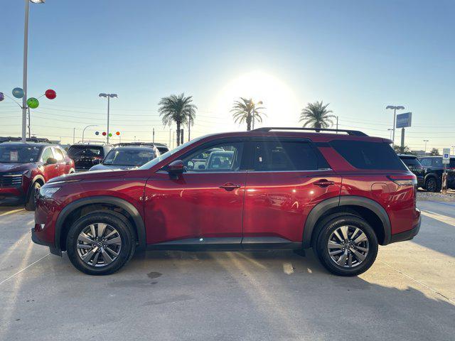 2025 Scarlet Ember Tintcoat Nissan Pathfinder