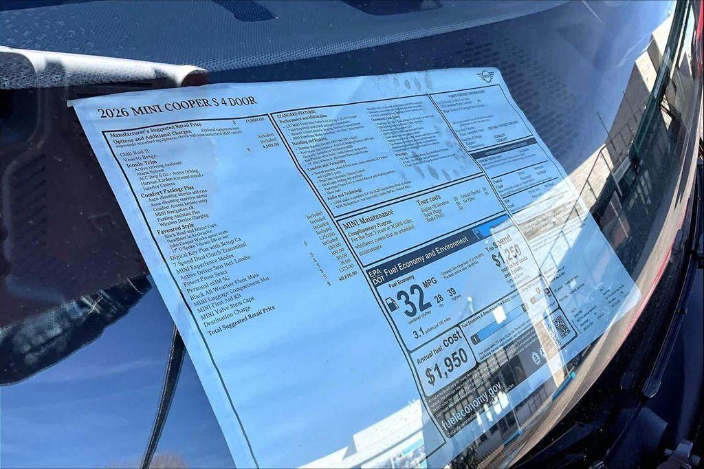 new 2026 MINI Hardtop car, priced at $40,690