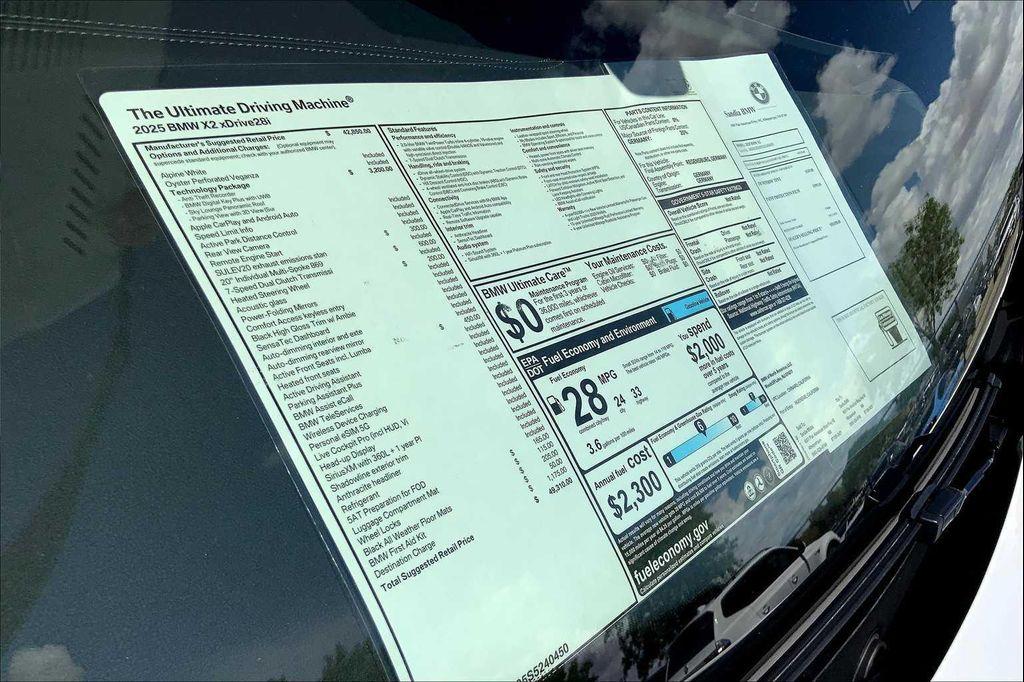new 2025 BMW X2 car, priced at $46,500