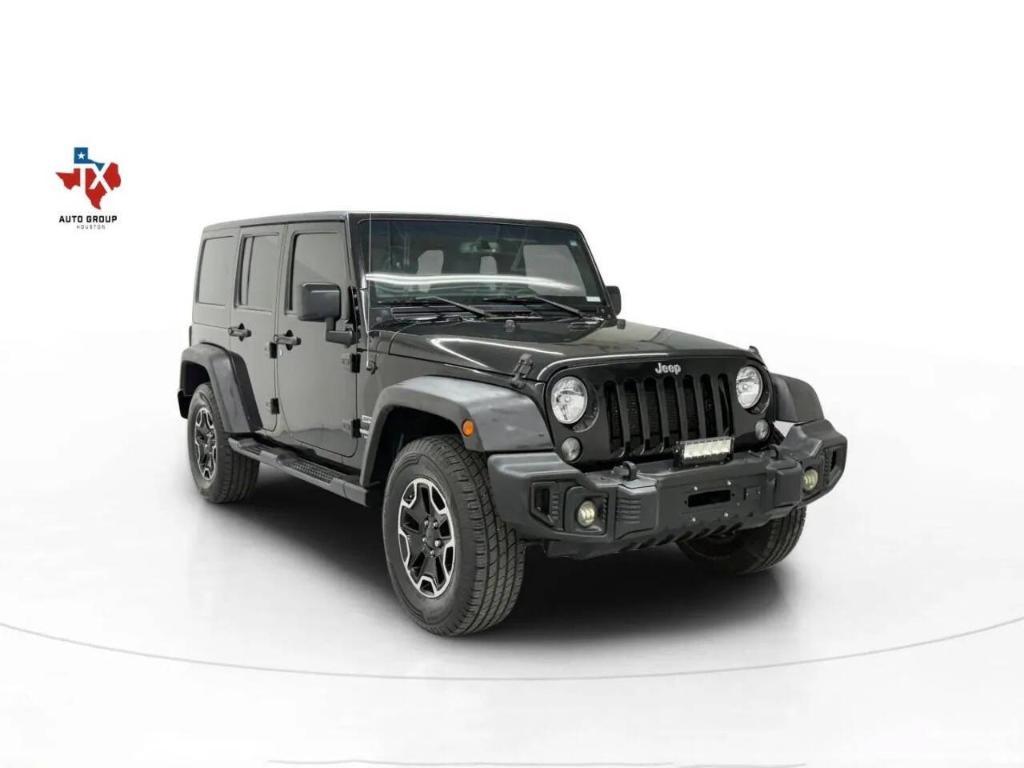used 2016 Jeep Wrangler Unlimited car, priced at $13,500