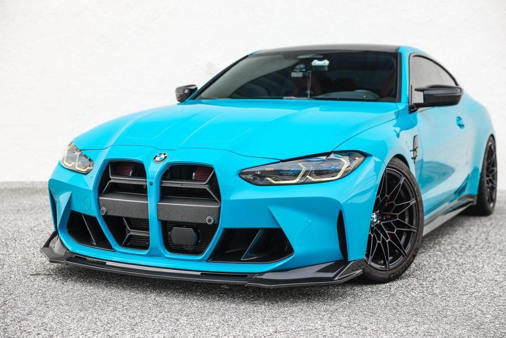 used 2022 BMW M4 car, priced at $73,990