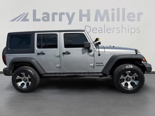 used 2017 Jeep Wrangler Unlimited car, priced at $18,696